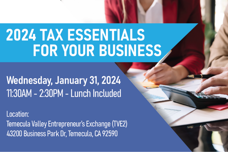 2024 Tax Essentials for Your Business | Supervisor Chuck Washington ...