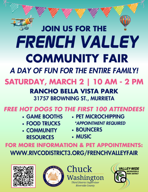 French Valley Fair 2024 Flyer