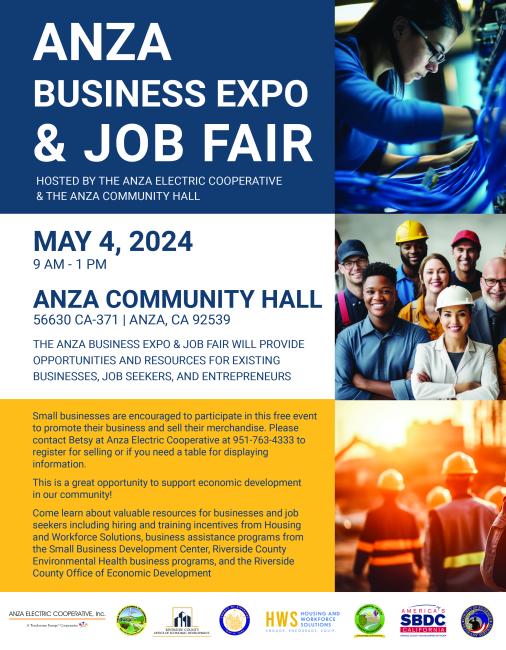 Anza Job Fair Flyer